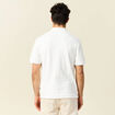 Polo manches courtes ecru homme