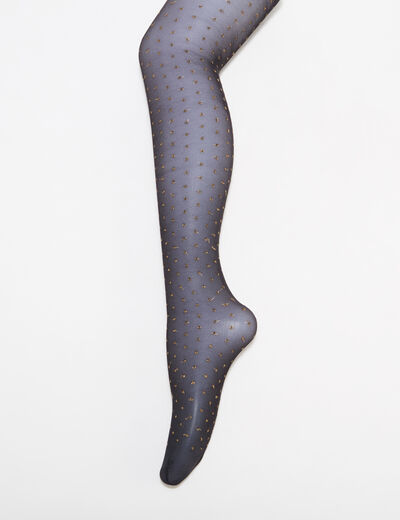 Lot 2 collants noir femme