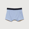 Lot de 5 boxers bleu gris homme