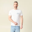 T-shirt manches courtes blanc homme