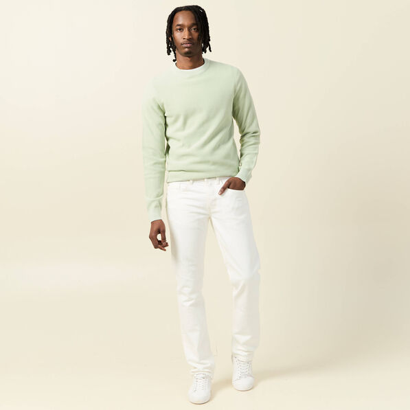 Pull éco-responsable vert clair homme