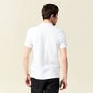 Polo manches courtes blanc homme