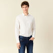Chemise manches longues blanc homme