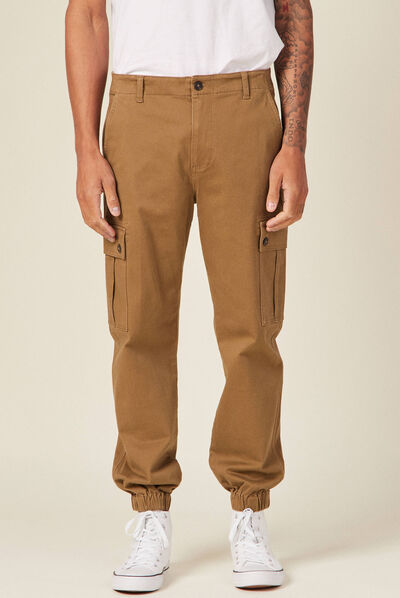 Pantalon battle beige homme