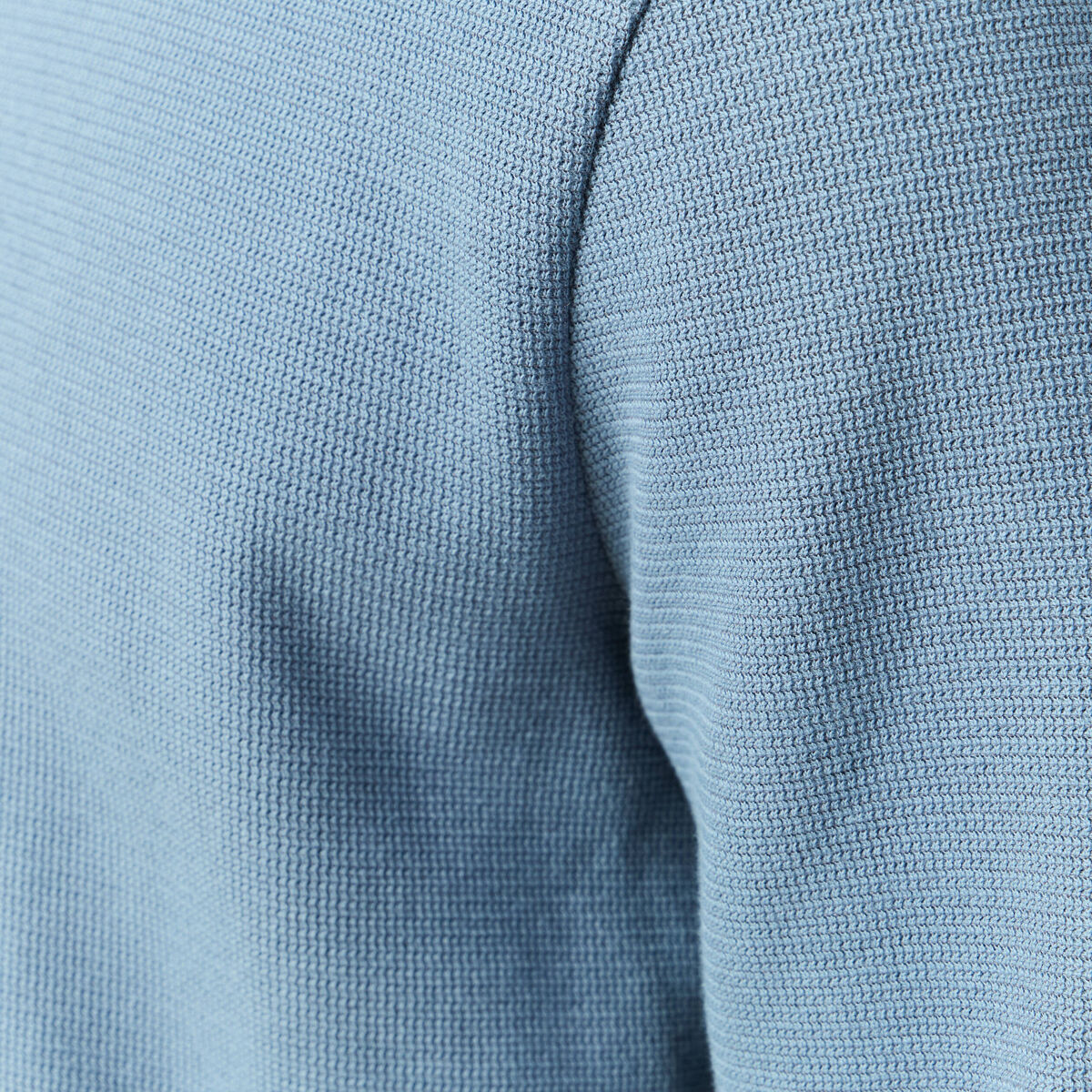 T-shirt manches longues bleu fonc&eacute; homme