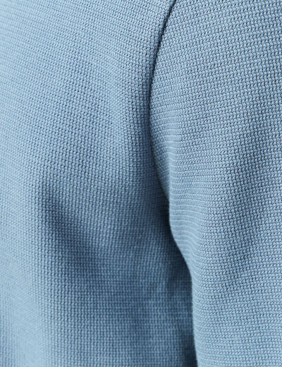 T-shirt manches longues bleu fonc&eacute; homme