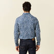 Chemise manches longues bleu homme