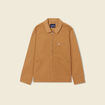 Blouson zippé droit camel homme