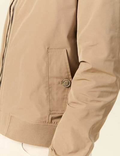 Blouson éco-responsable marron homme