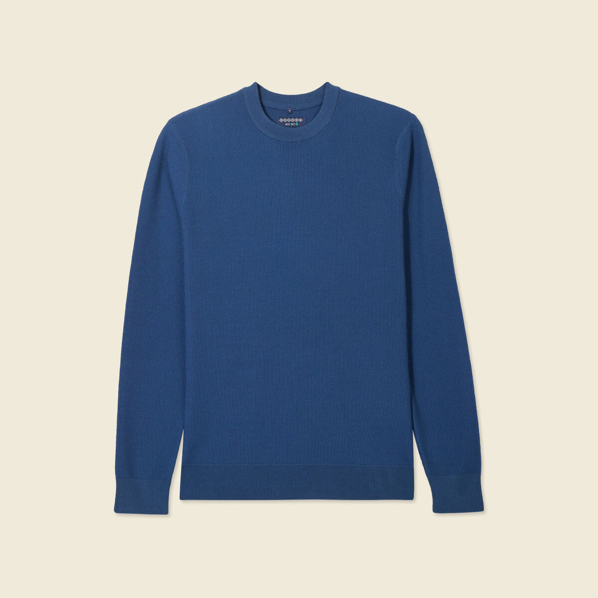 Pull éco-responsable bleu foncé homme