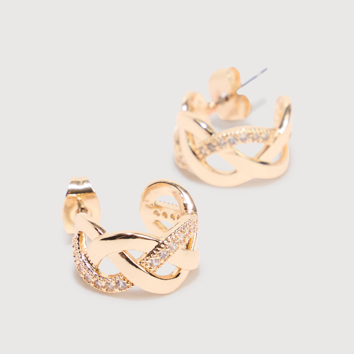 Boucles d'oreilles cr&eacute;oles couleur or femme