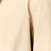 Trench manches longues col montant beige homme