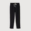 Pantalon taille standard noir femme