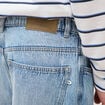 Jeans loose longueur 34 en coton denim snow bleach homme