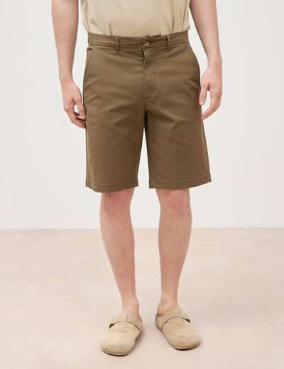 Short taupe homme