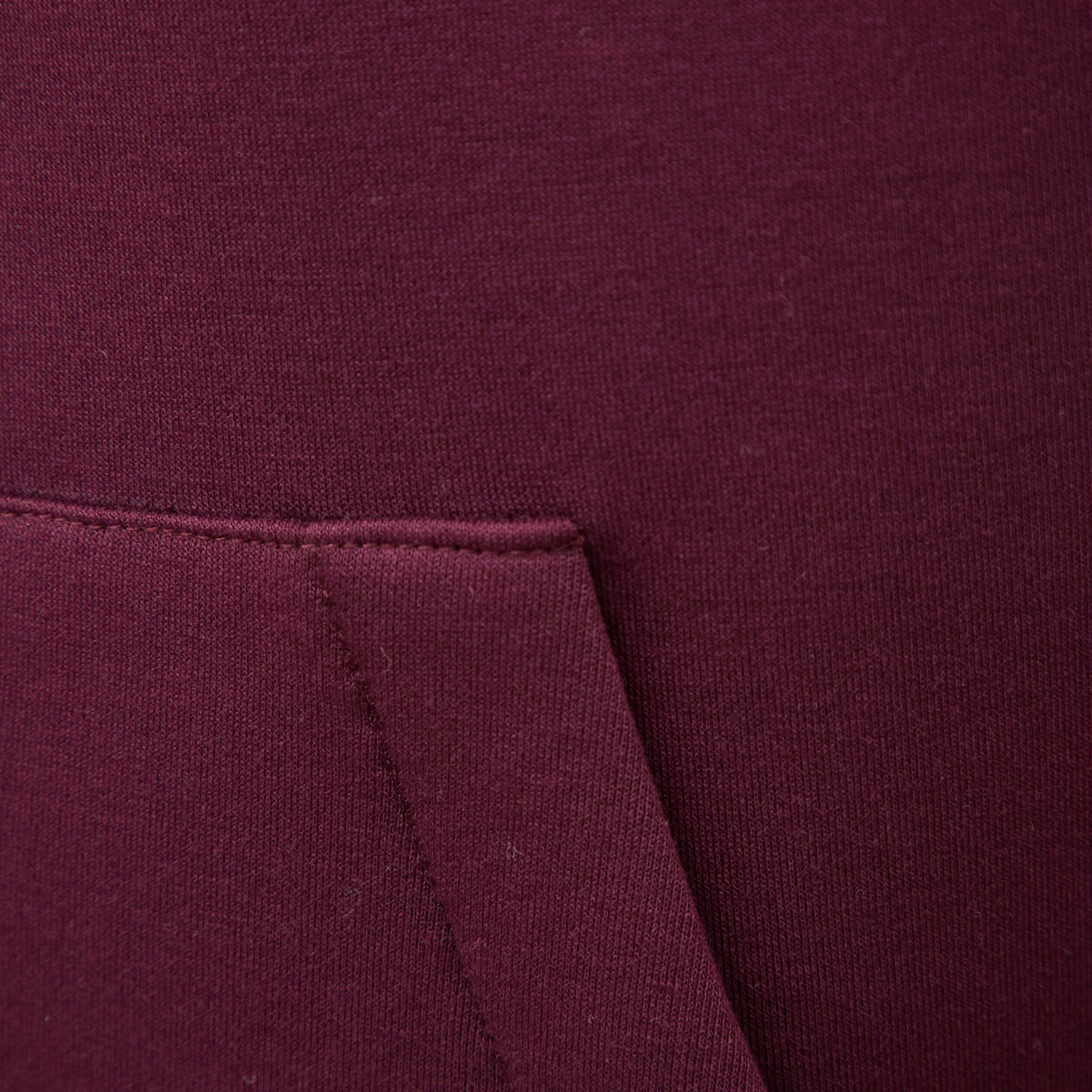 Sweat ample &agrave; capuche manches longues prune homme