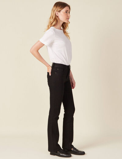 Jeans Yoko - bootcut denim noir femme