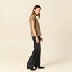 T-shirt manches courtes camel femme