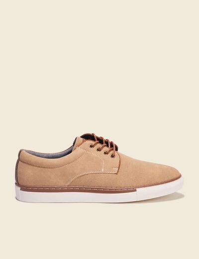 Tennis à lacets sable homme