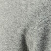 Pull manches longues col rond gris homme