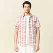 Chemise manches courtes multicolore homme