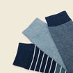 Lot de 3 paires de chaussettes vert fonc&eacute; homme