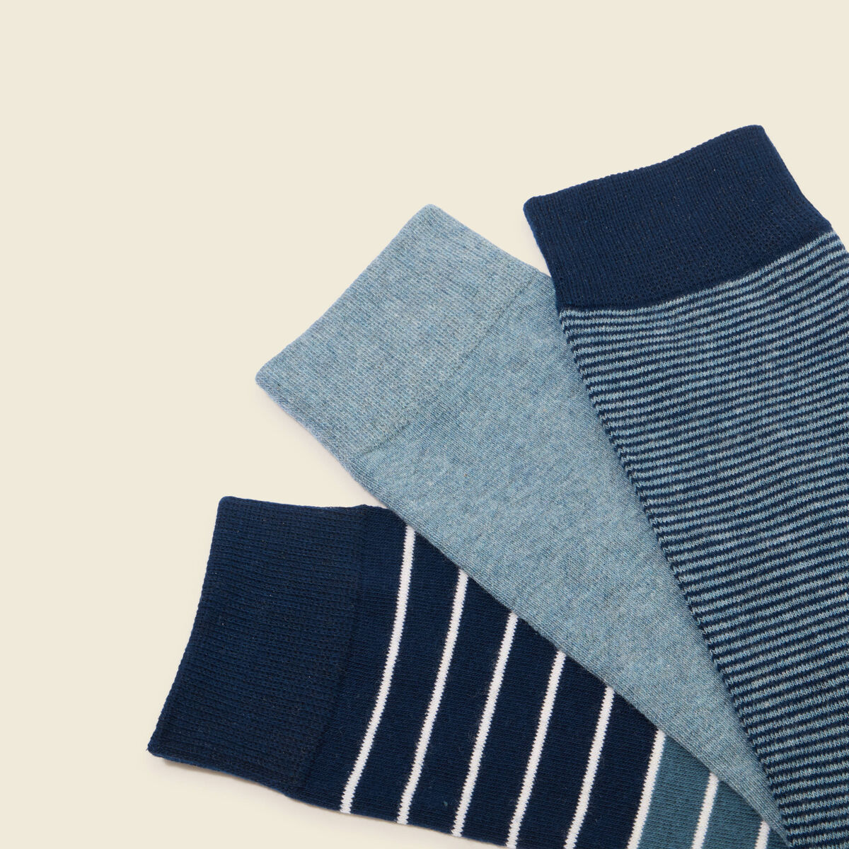 Lot de 3 paires de chaussettes vert fonc&eacute; homme