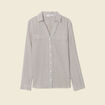 Chemise manches longues blanc femme