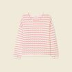 Pull éco-responsable rouge femme