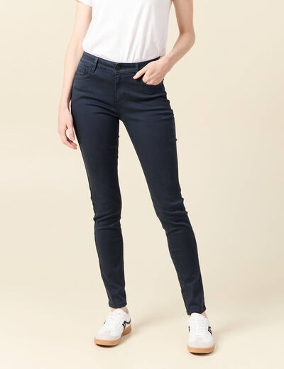 Pantalon Audrey - skinny push up bleu marine femme