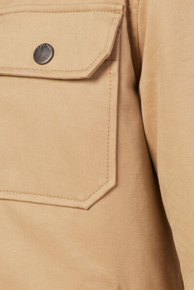 Blouson éco-responsable beige homme