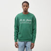 Sweat manches longues en coton vert homme