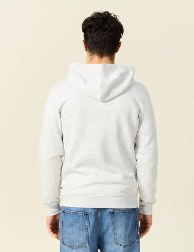 Sweat éco-responsable gris homme
