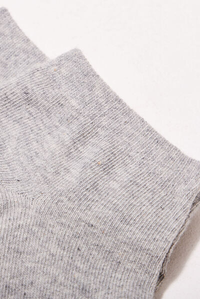 Lot 3 paires chaussettes gris clair homme