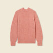 Pull manches longues rose femme
