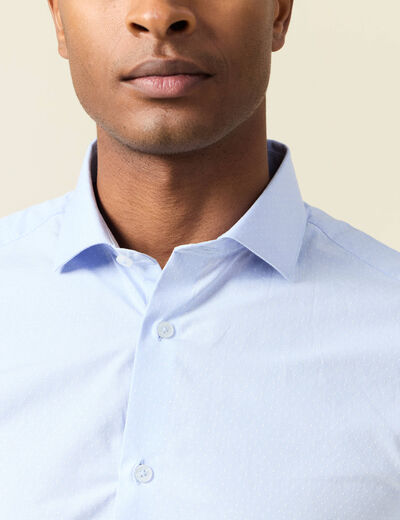 Chemise manches longues bleu ciel homme