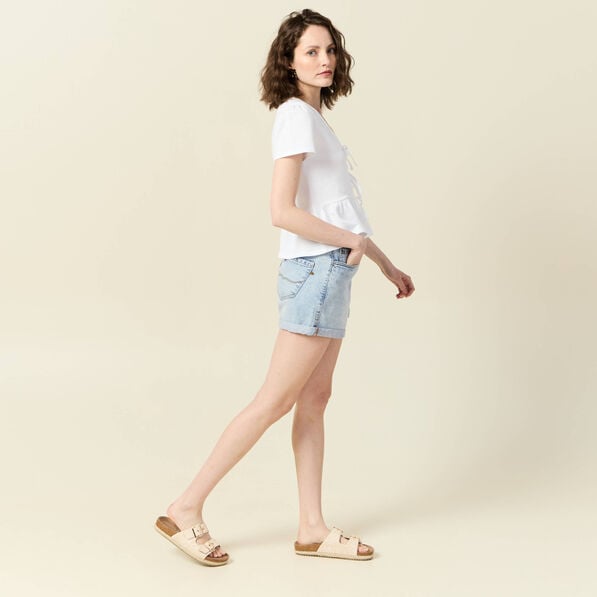 blouse manches courtes blanc femme Blouse manches courtes blanc femme