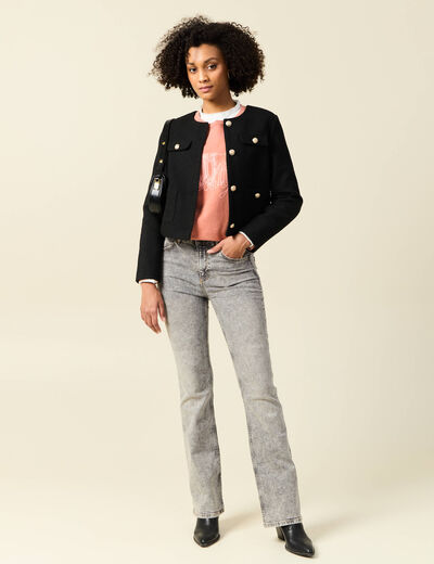 Sweat manches longues rose femme