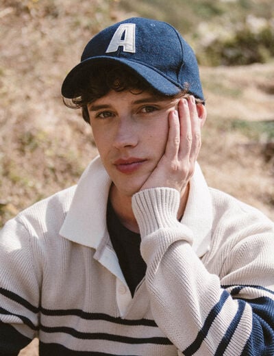 Casquette bleu marine homme