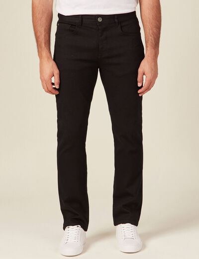 Jeans regular denim noir homme