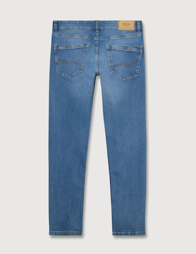 Jeans slim 5 poches longueur 32 denim stone homme