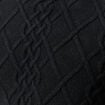 Tricot col montant noir homme