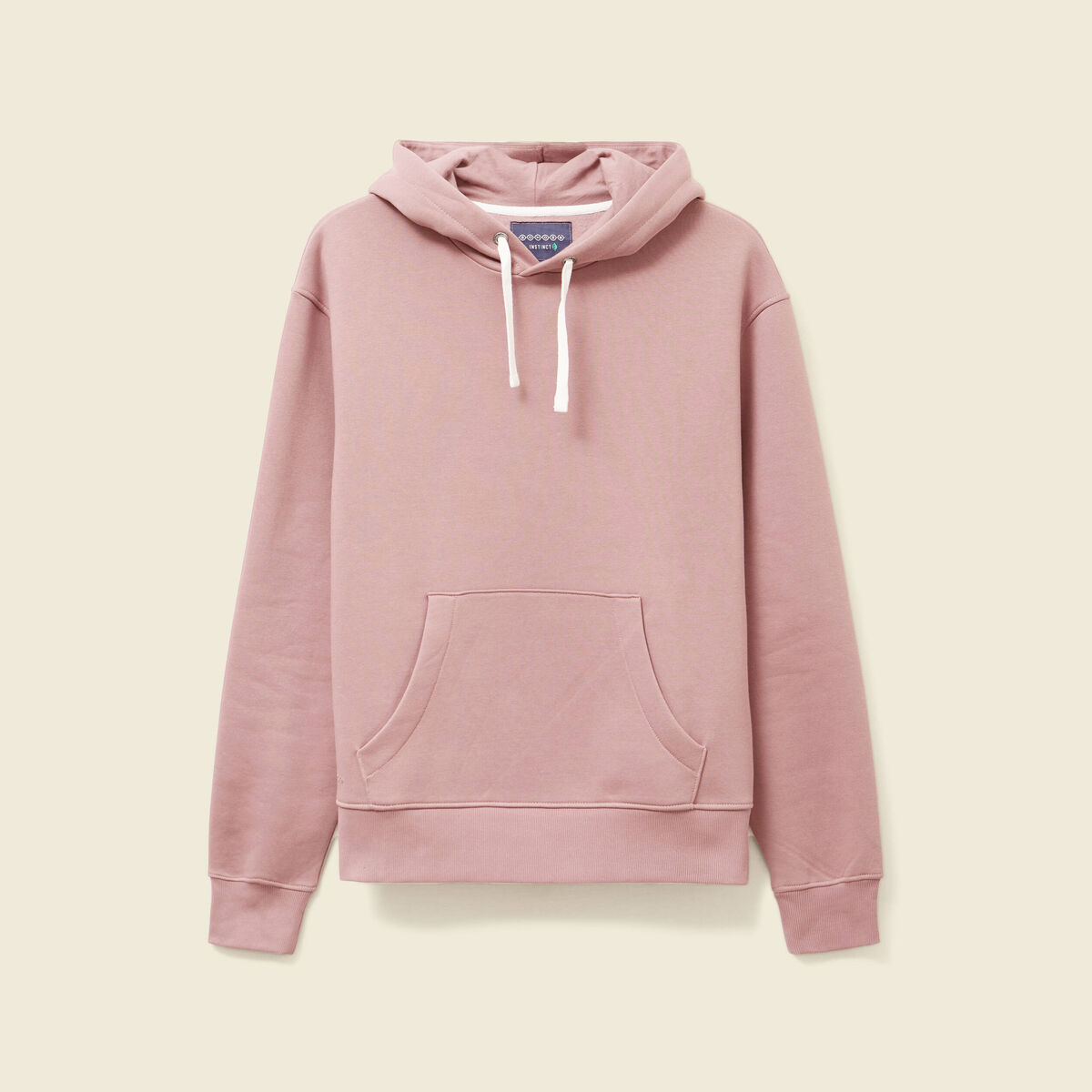 Sweat à capuche vieux rose homme