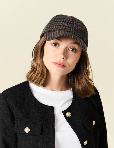 Casquette multicolore femme