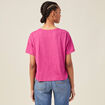 T-shirt manches courtes violet clair femme