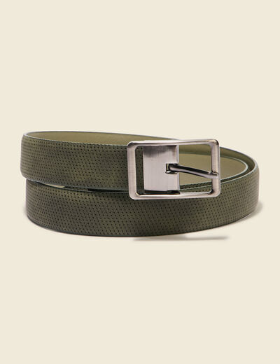 Ceinture taupe homme