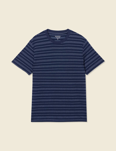 T-shirt éco-responsable bleu marine homme