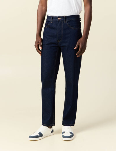 Jeans regular tapered denim brut clean homme
