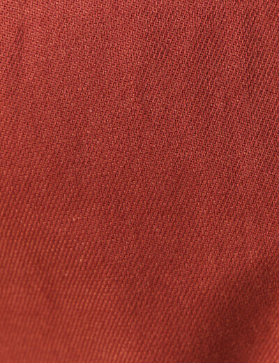 Bermuda droit marron cognac homme