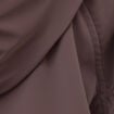 Blouson oversize court &agrave; capuche marron femme